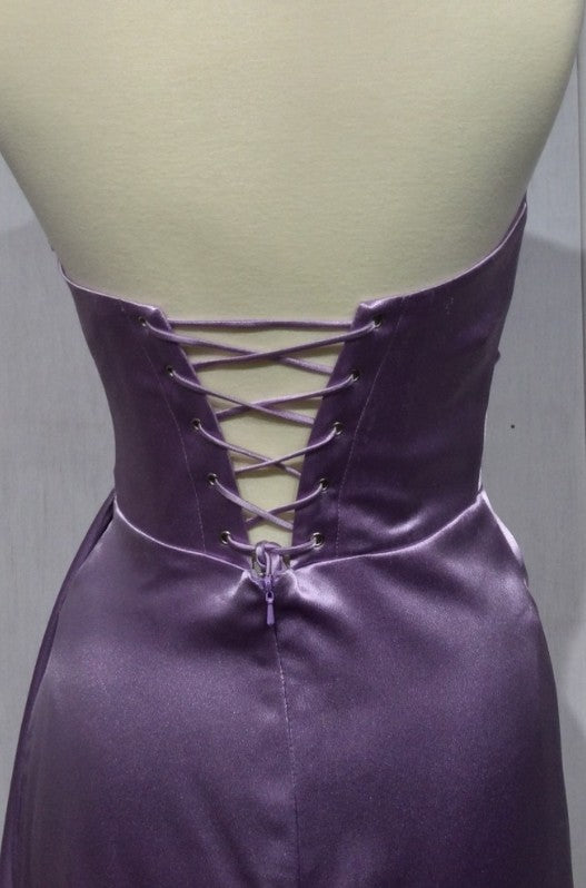SATIN CORSET MERMAID GOWN