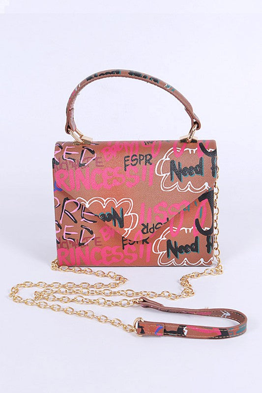 GRAFFITI BOX SWING BAG