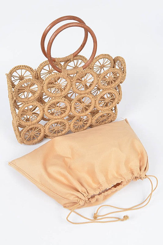 WEAVED STRAW SUMMER BAG