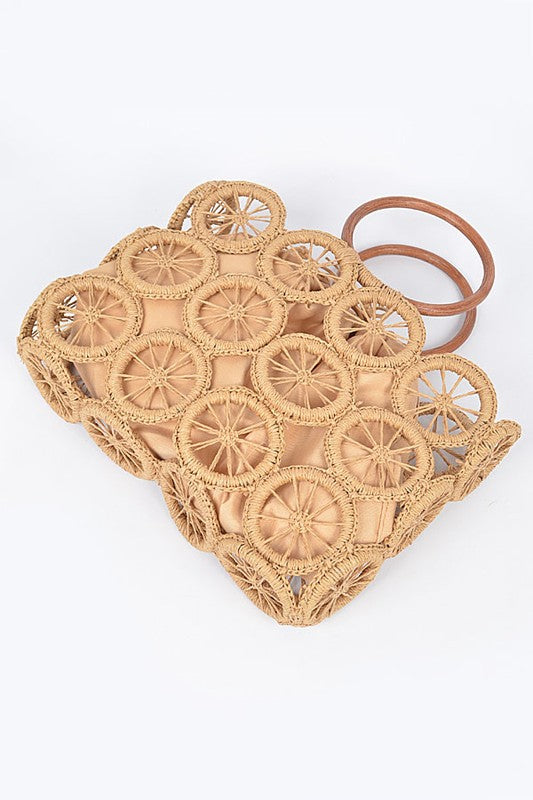 WEAVED STRAW SUMMER BAG
