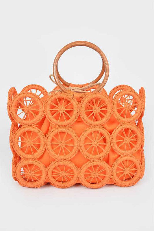 WEAVED STRAW SUMMER BAG