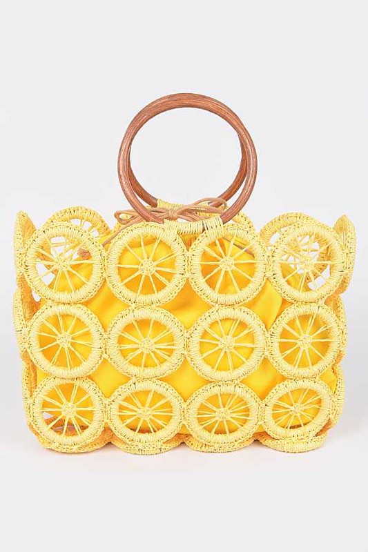 WEAVED STRAW SUMMER BAG