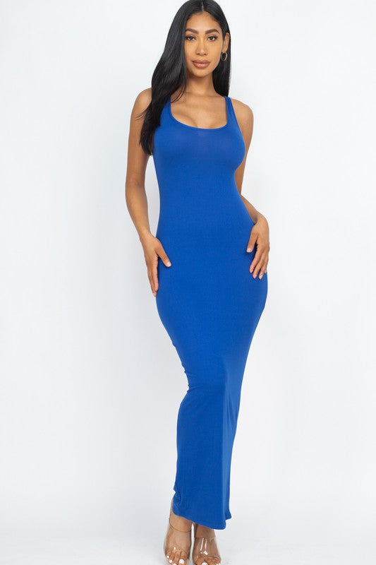SLEEVELESS MAXI DRESS