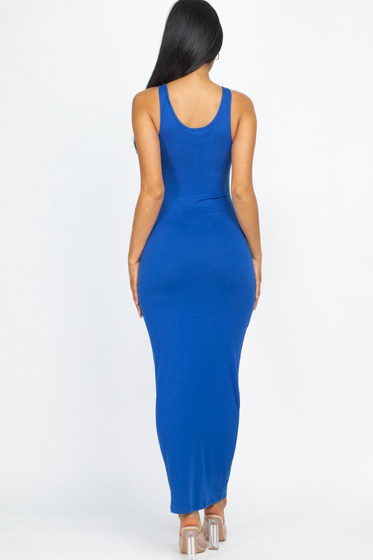 SLEEVELESS MAXI DRESS