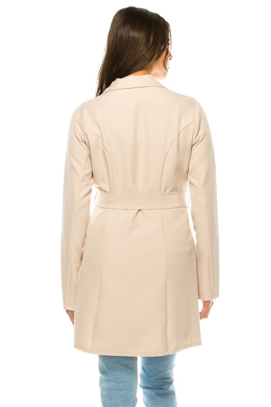 OVERIZED BELTED BLAZER