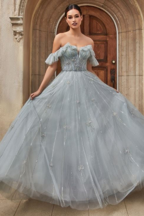 CHARLOTTE OFF THE SHOULDER GOWN