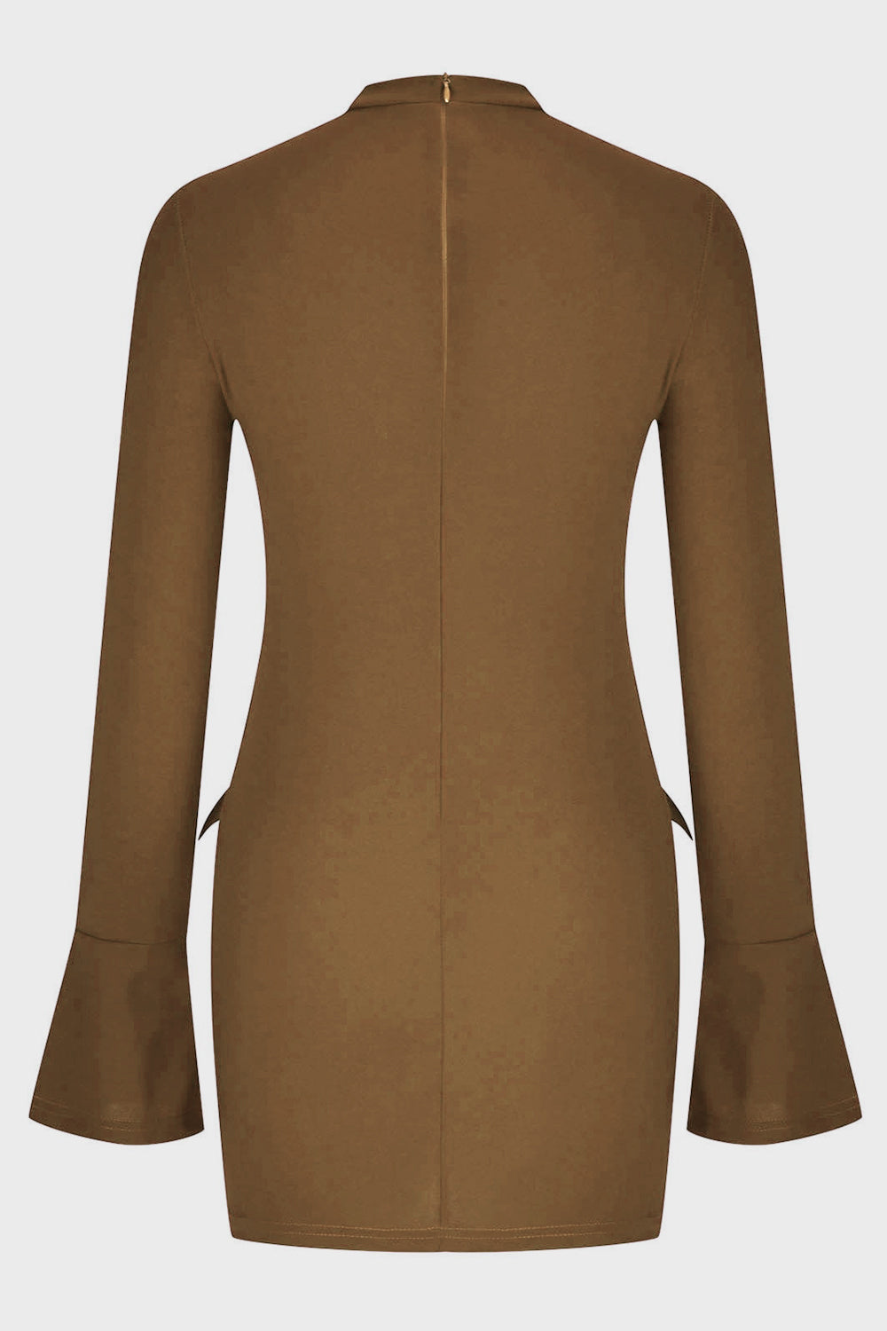 MOCK NECK LONG SLEEVE MINI DRESS