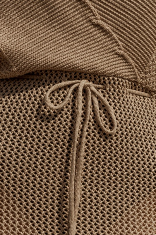 OPEN SWEATER COVER-UP DRESS