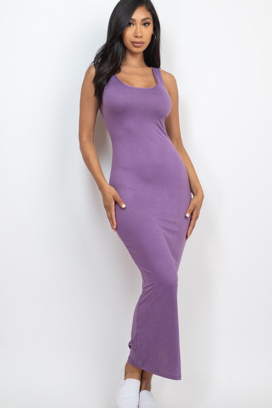 SLEEVELESS MAXI DRESS