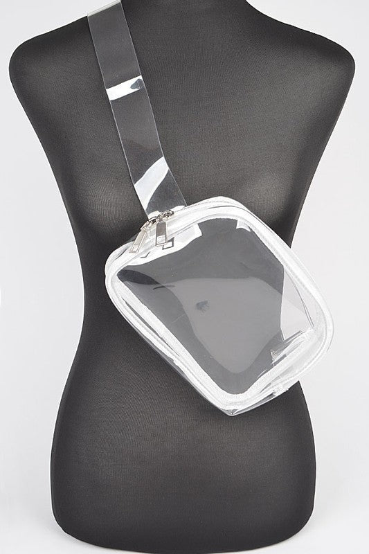 TRANSPARENT CONVERTIBLE FANNY PACK