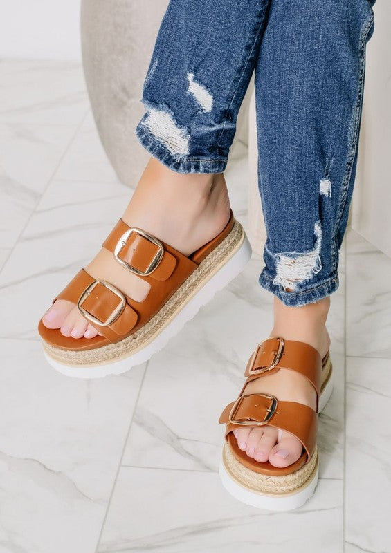 MONIQUE BUCKLED FASHION WEDGES