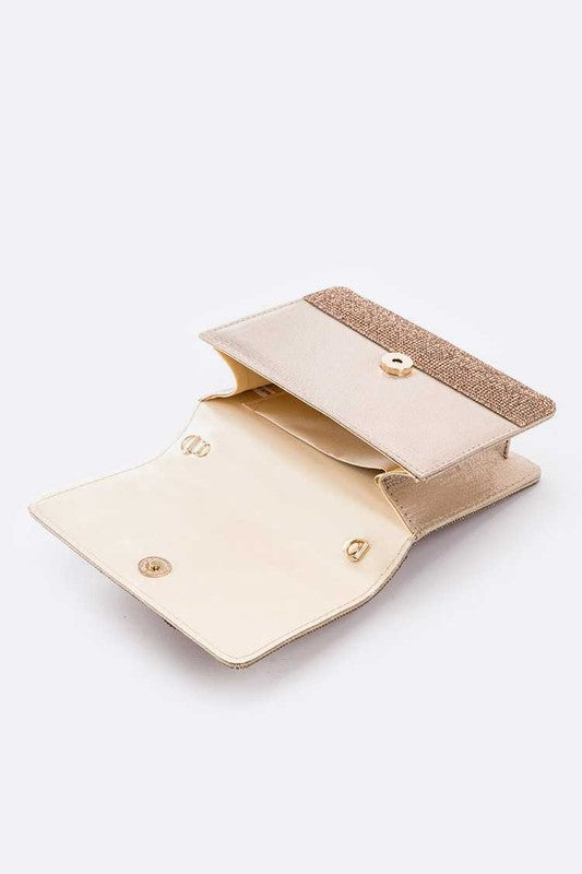 FULL STONE BOT ICONIC TOP HANDLE CLUTCH