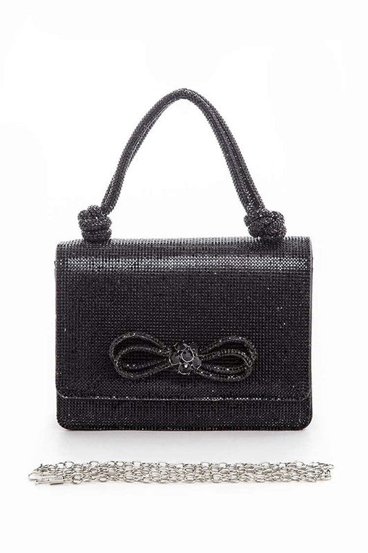 FULL STONE BOT ICONIC TOP HANDLE CLUTCH