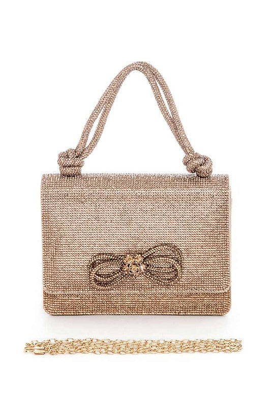 FULL STONE BOT ICONIC TOP HANDLE CLUTCH