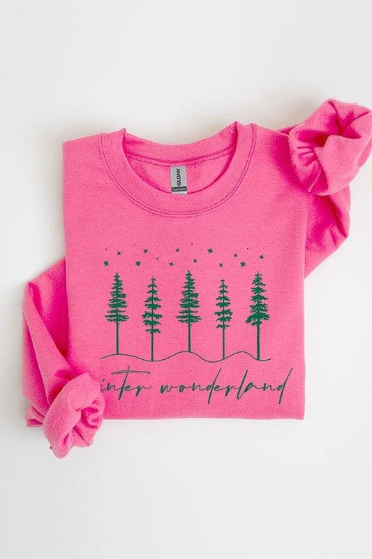 WINTER WONDERLAND GRAPHIC FLEECE SWEATSHIRT