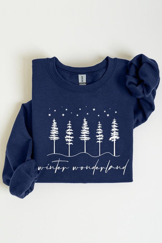 WINTER WONDERLAND GRAPHIC FLEECE SWEATSHIRT