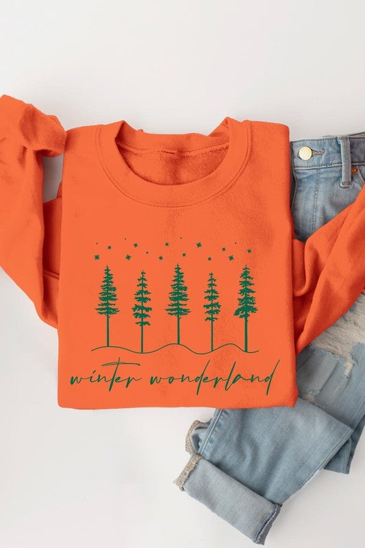 WINTER WONDERLAND GRAPHIC FLEECE SWEATSHIRT