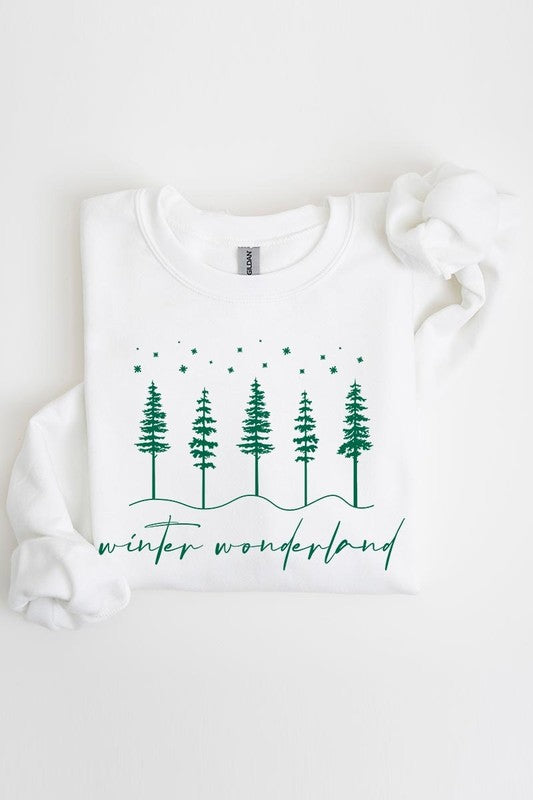 WINTER WONDERLAND GRAPHIC FLEECE SWEATSHIRT