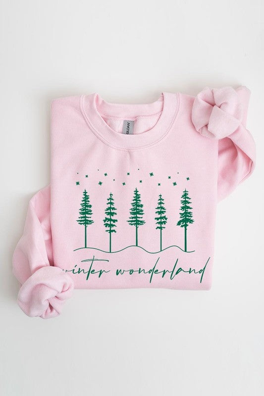 WINTER WONDERLAND GRAPHIC FLEECE SWEATSHIRT