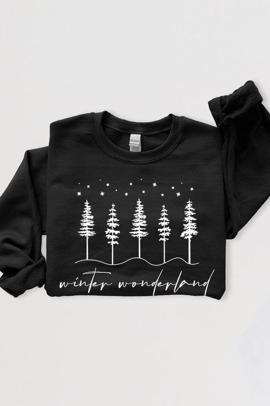 WINTER WONDERLAND GRAPHIC FLEECE SWEATSHIRT