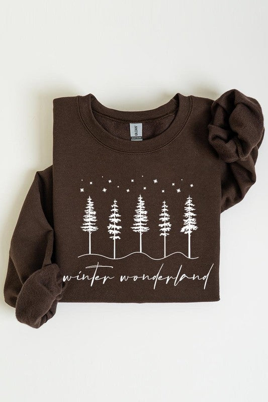 WINTER WONDERLAND GRAPHIC FLEECE SWEATSHIRT