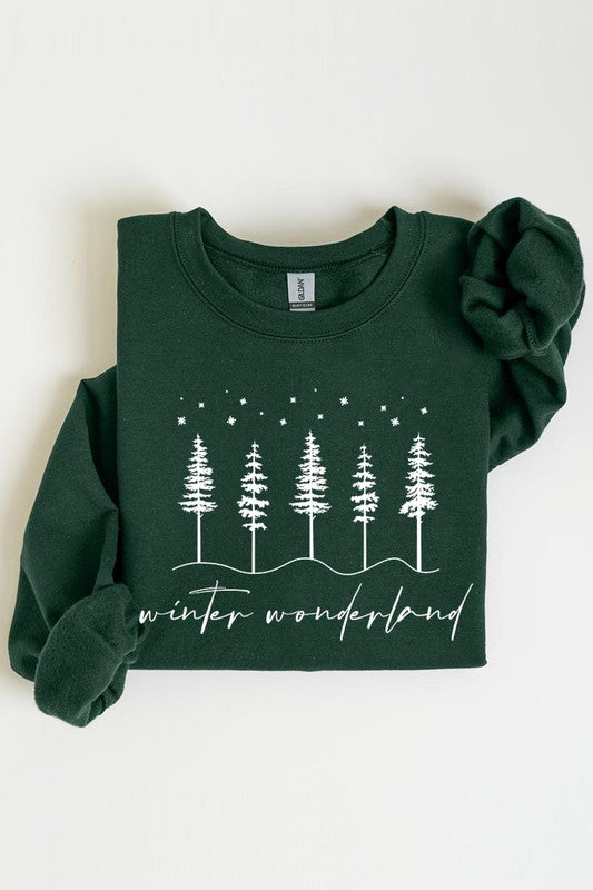 WINTER WONDERLAND GRAPHIC FLEECE SWEATSHIRT