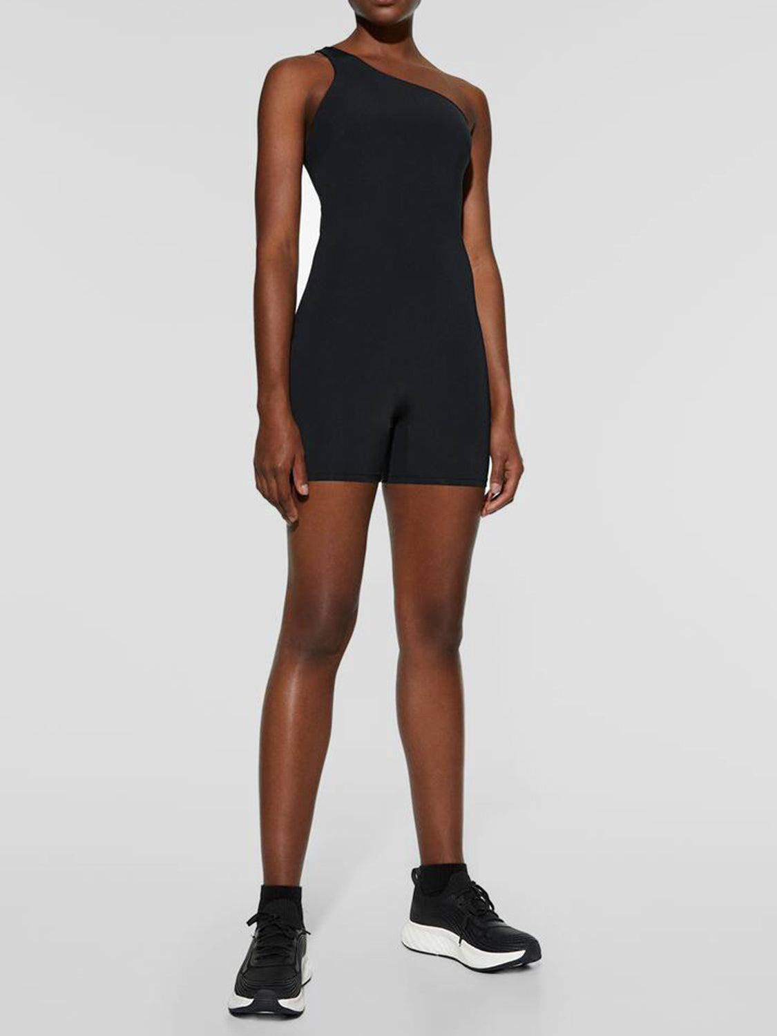 ONE SHOULDER ACTIVE ROMPER