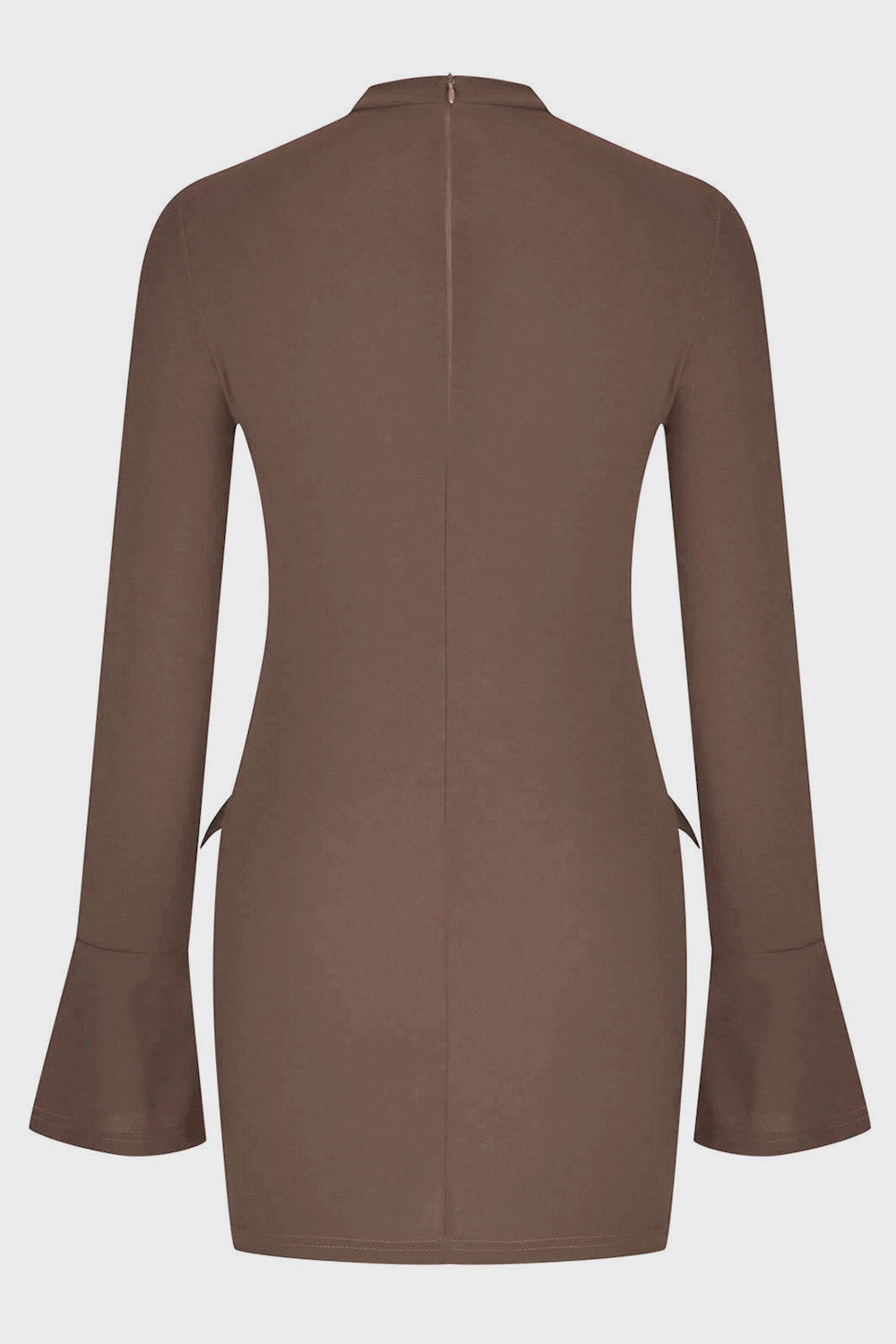 MOCK NECK LONG SLEEVE MINI DRESS