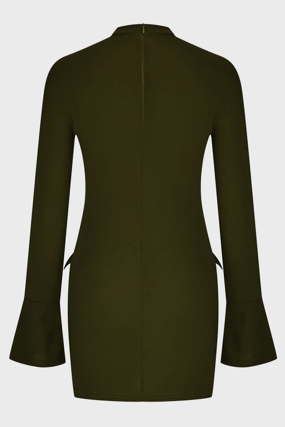 MOCK NECK LONG SLEEVE MINI DRESS