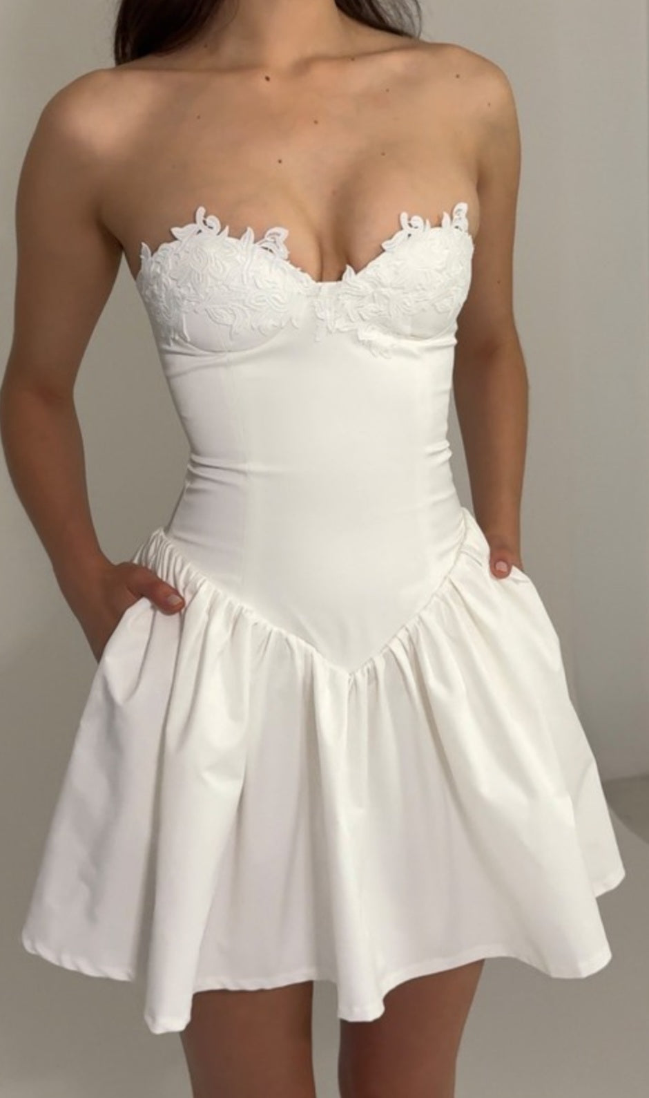 MISS CIRCLE SACHA BUSTIER MINI DRESS
