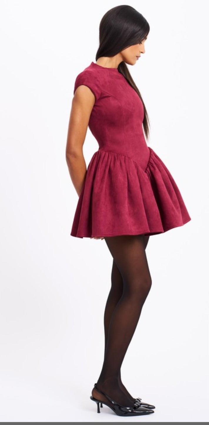 MISS CIRCLE JACQUELINE PUFFY MINI DRESS