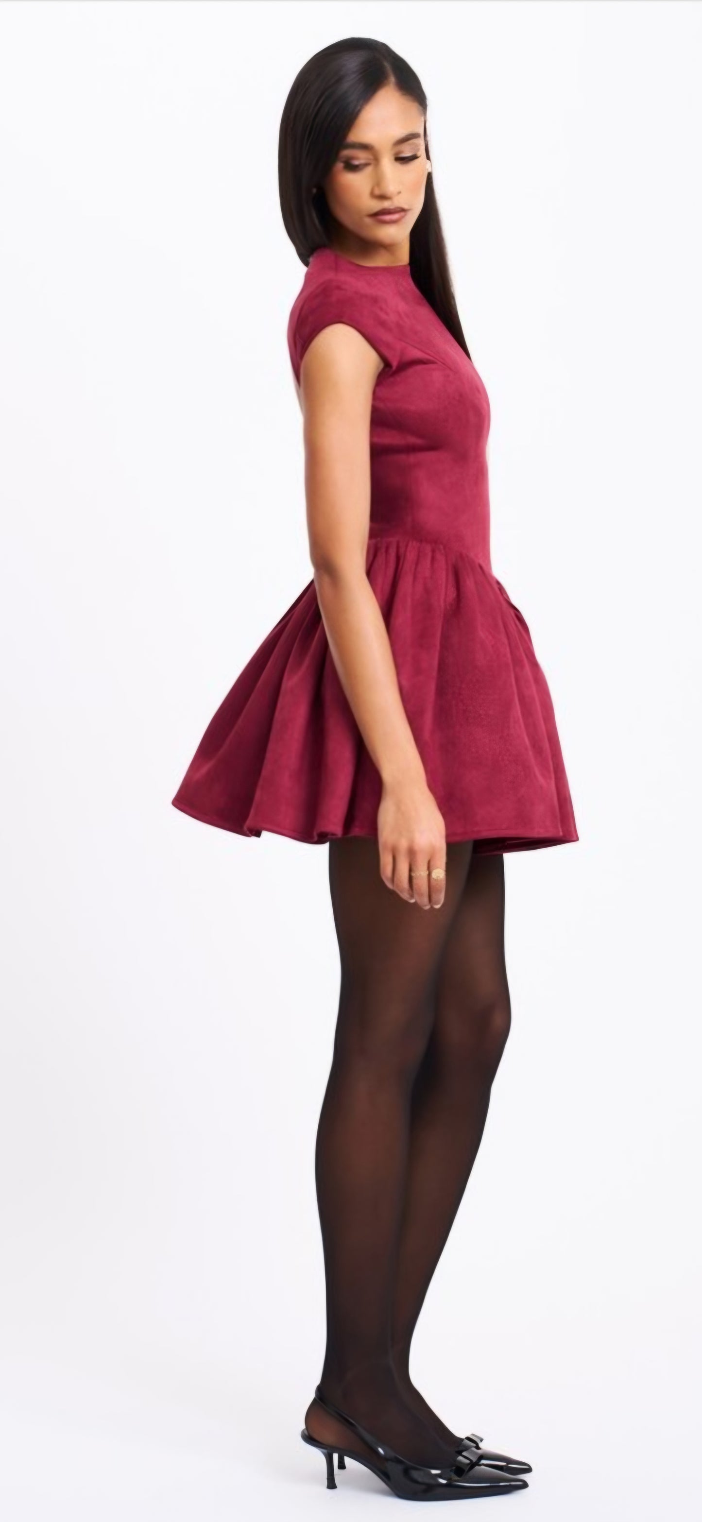 MISS CIRCLE JACQUELINE PUFFY MINI DRESS