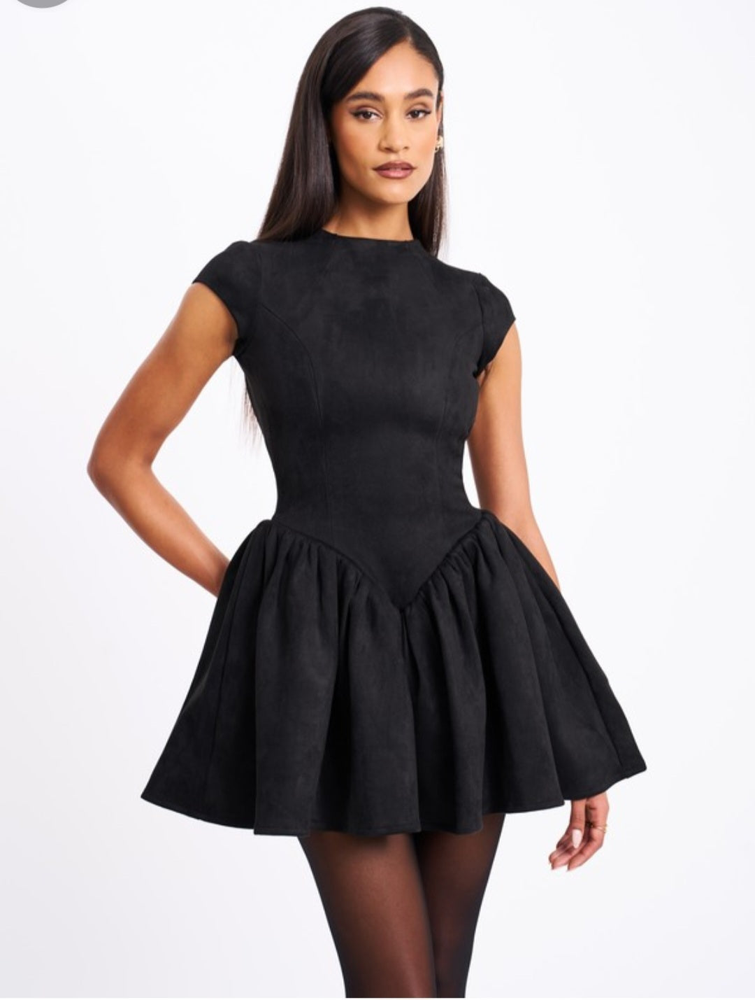 MISS CIRCLE JACQUELINE PUFFY MINI DRESS