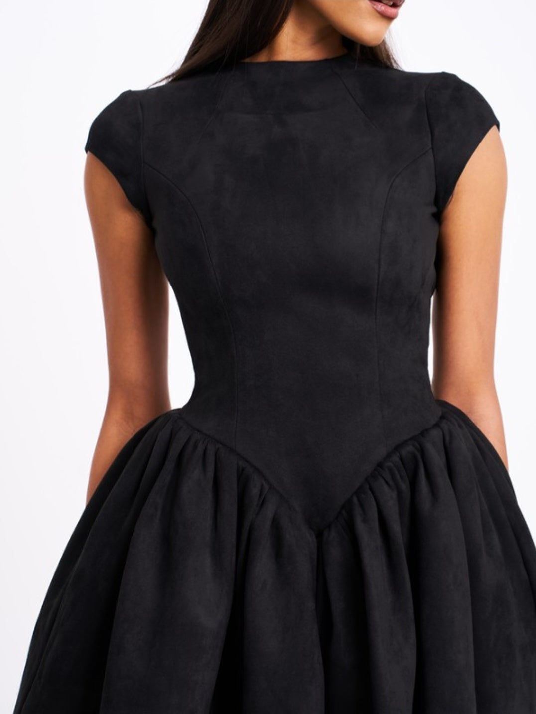 MISS CIRCLE JACQUELINE PUFFY MINI DRESS