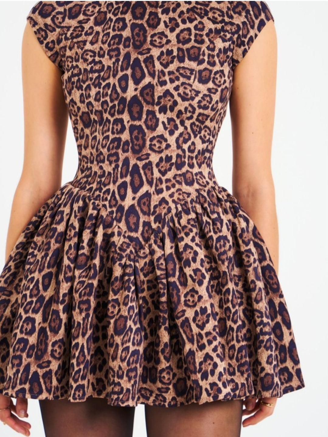 MISS CIRCLE JACQUELINE PUFFY MINI DRESS