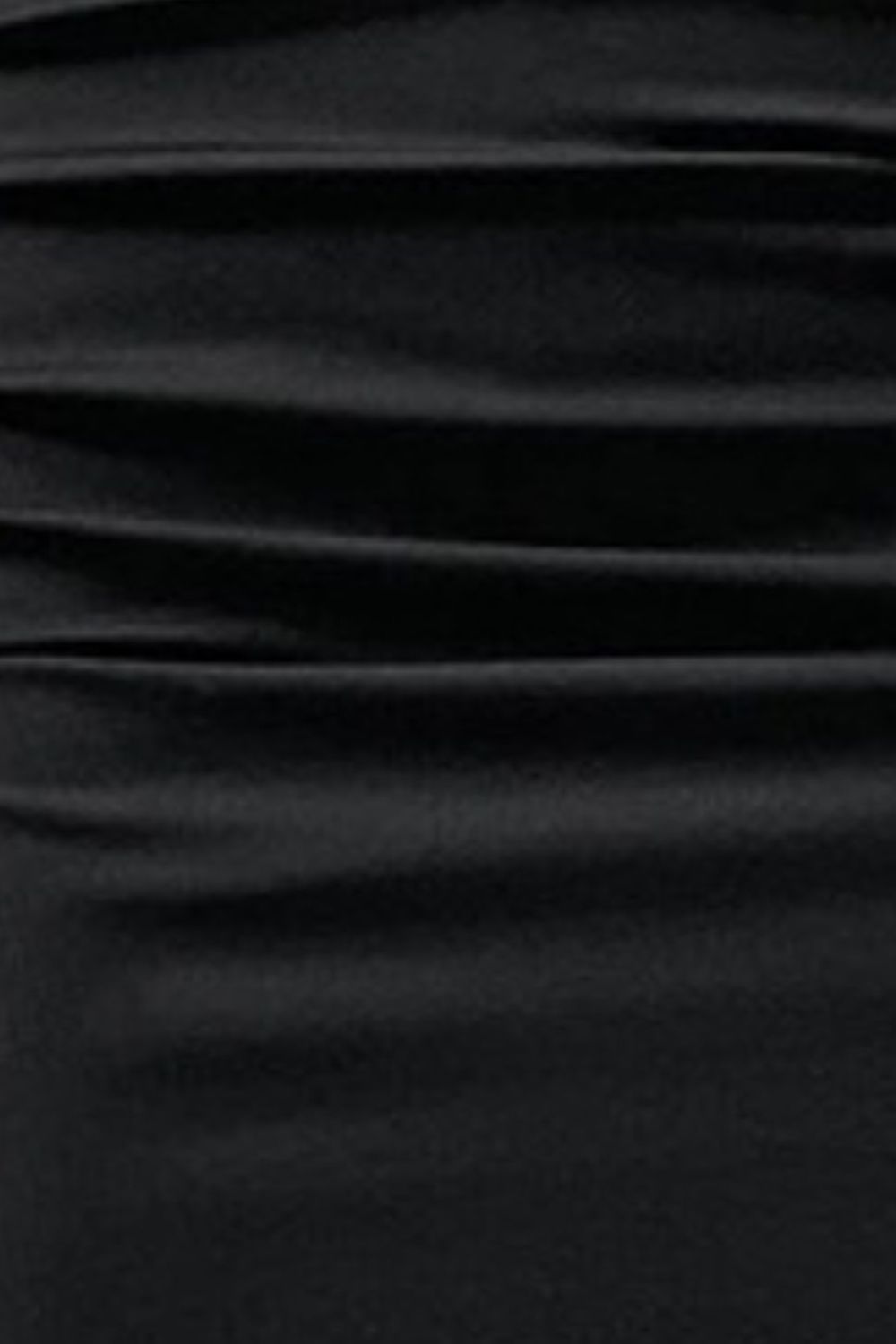 RUCHED MAXI TRUMPET SKIRT