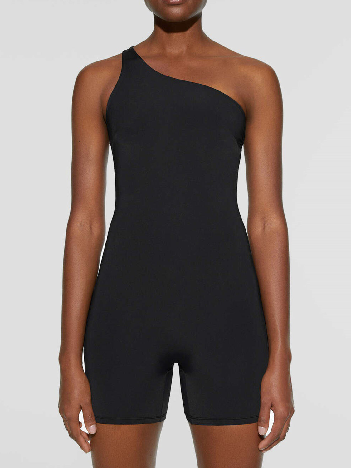 ONE SHOULDER ACTIVE ROMPER