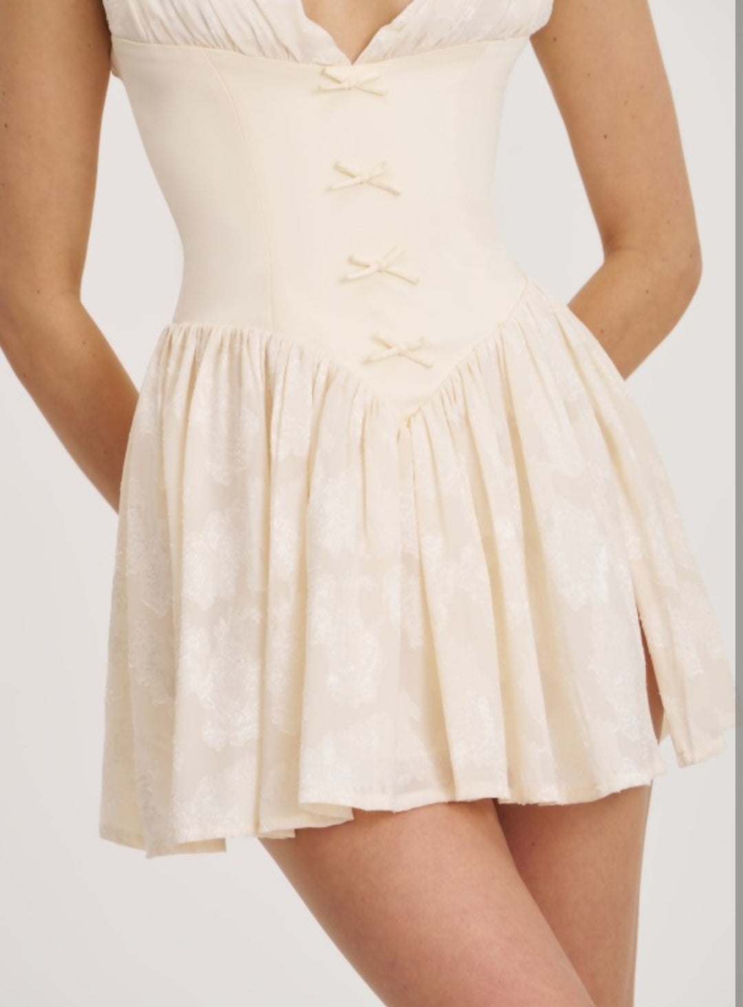MISS CIRCLE ZAHARA DROP WAIST MINI DRESS