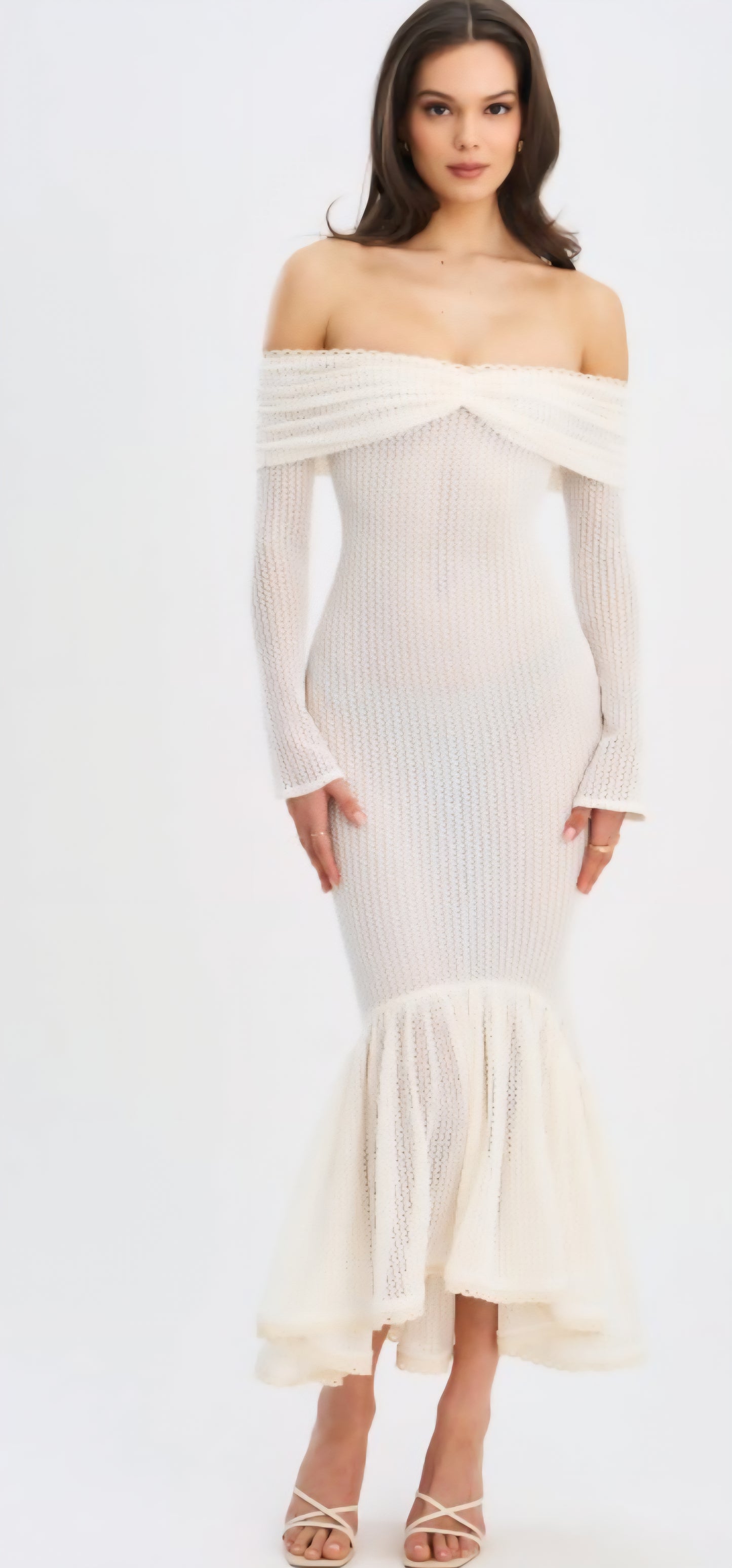 MISS CIRCLE KAEDYN OFF THE SHOULDER MERMAID DRESS