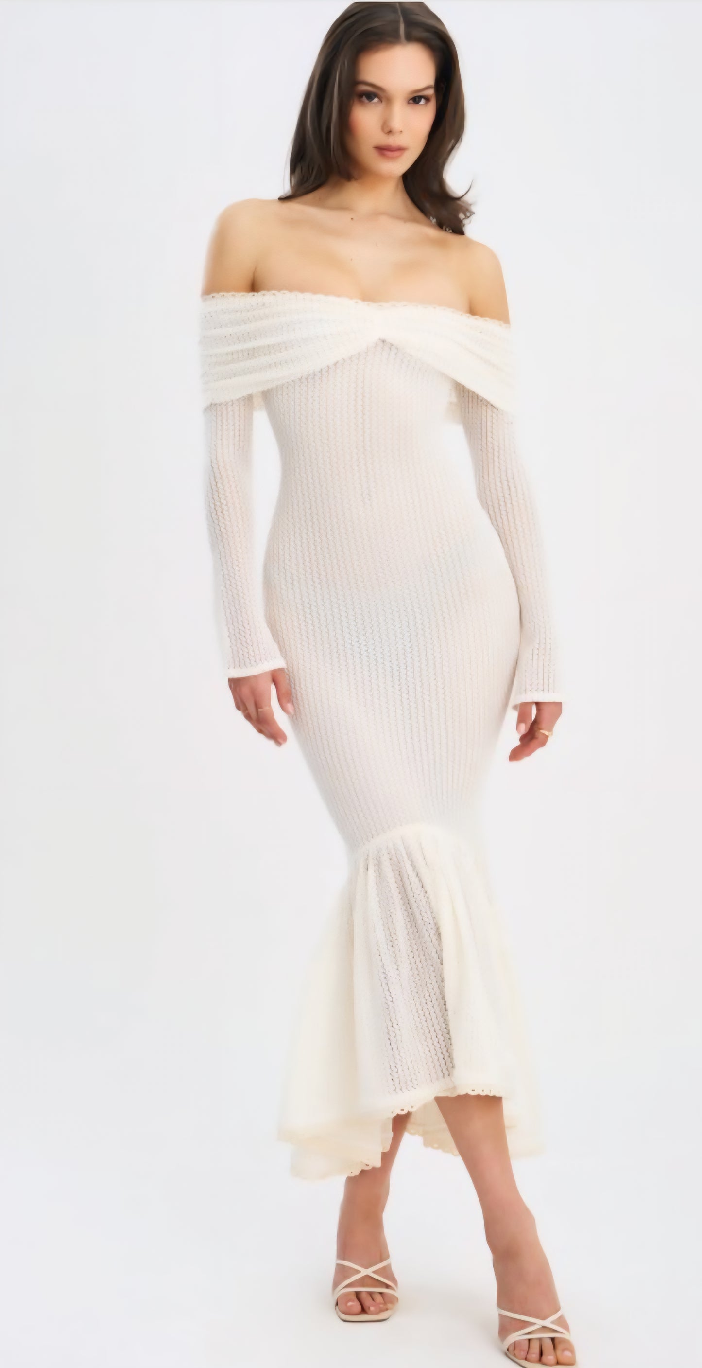 MISS CIRCLE KAEDYN OFF THE SHOULDER MERMAID DRESS