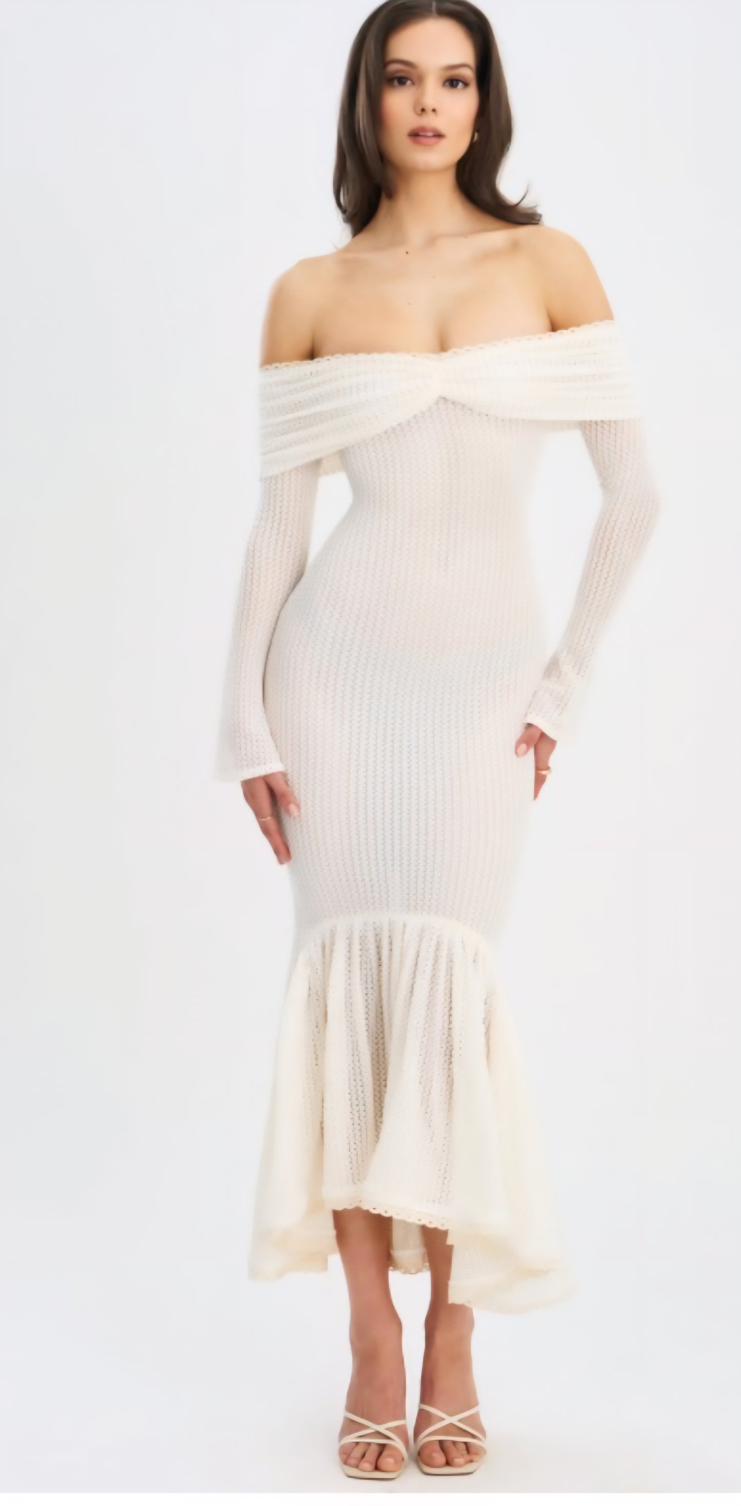 MISS CIRCLE KAEDYN OFF THE SHOULDER MERMAID DRESS