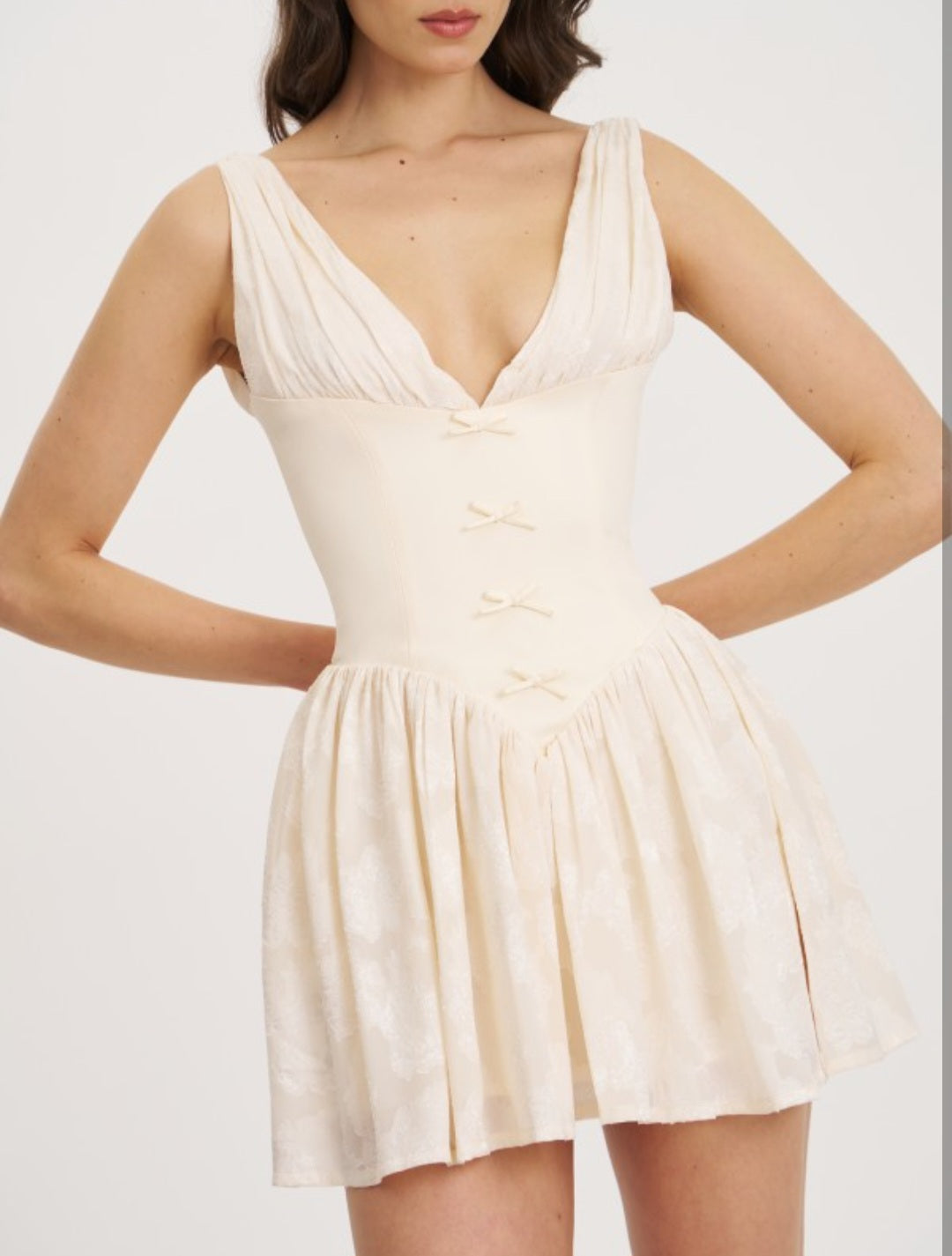 MISS CIRCLE ZAHARA DROP WAIST MINI DRESS