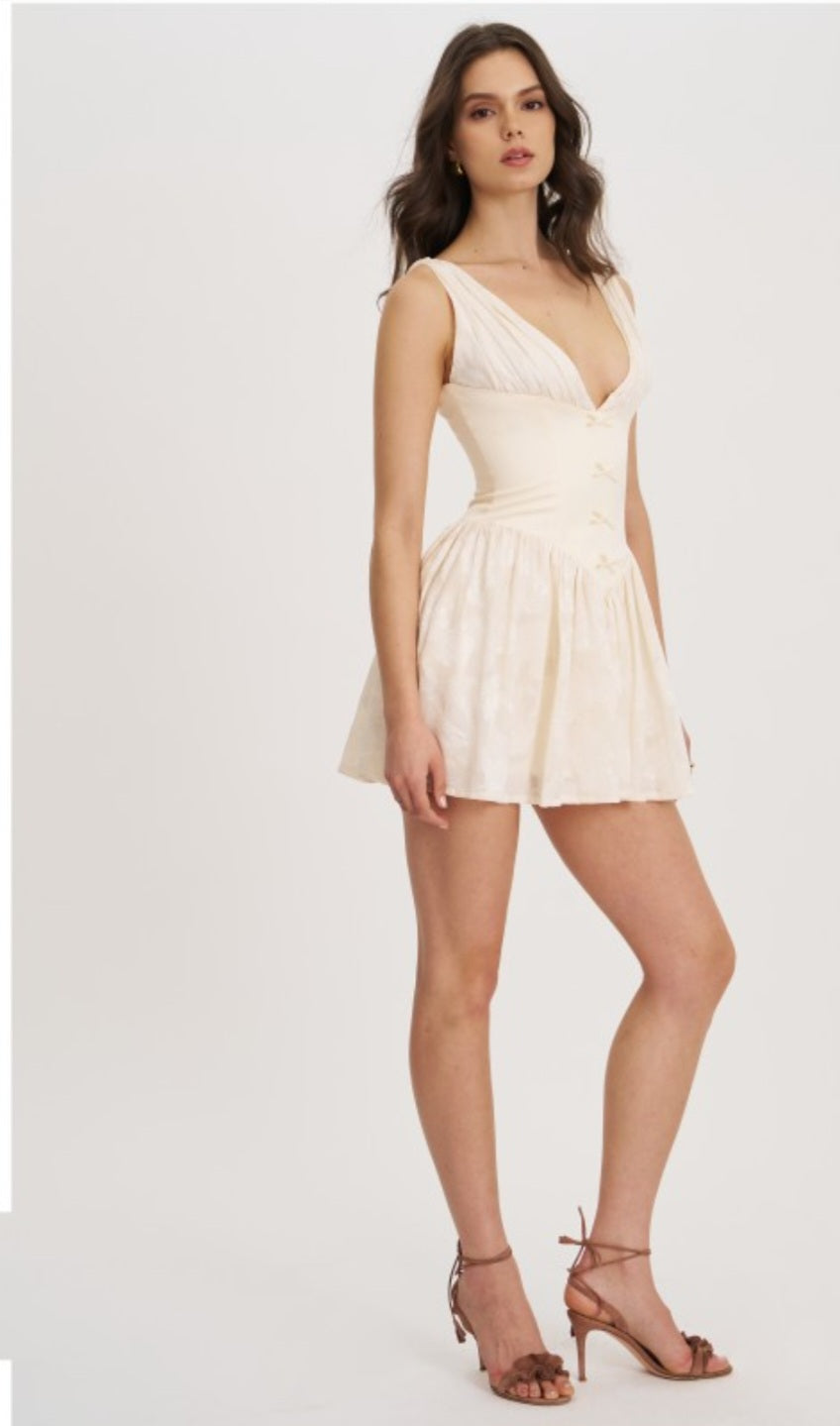 MISS CIRCLE ZAHARA DROP WAIST MINI DRESS