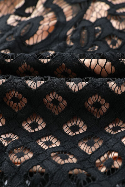 OFF THE SHOULDER LONG SLEEVE LACE DRESS