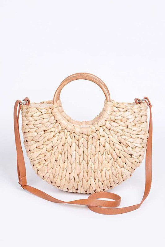 STRAW WEAVE BAG