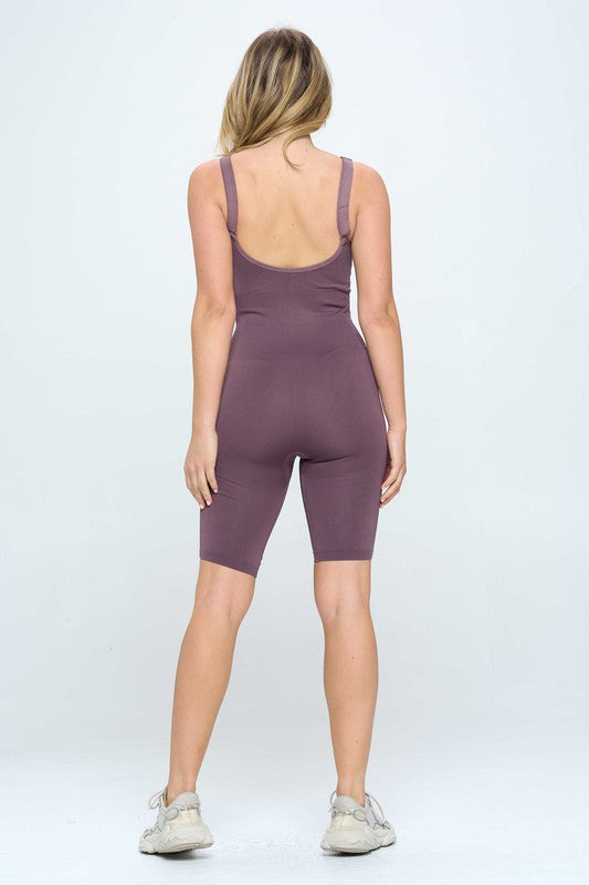 SEAMLESS  RIB ROMPER