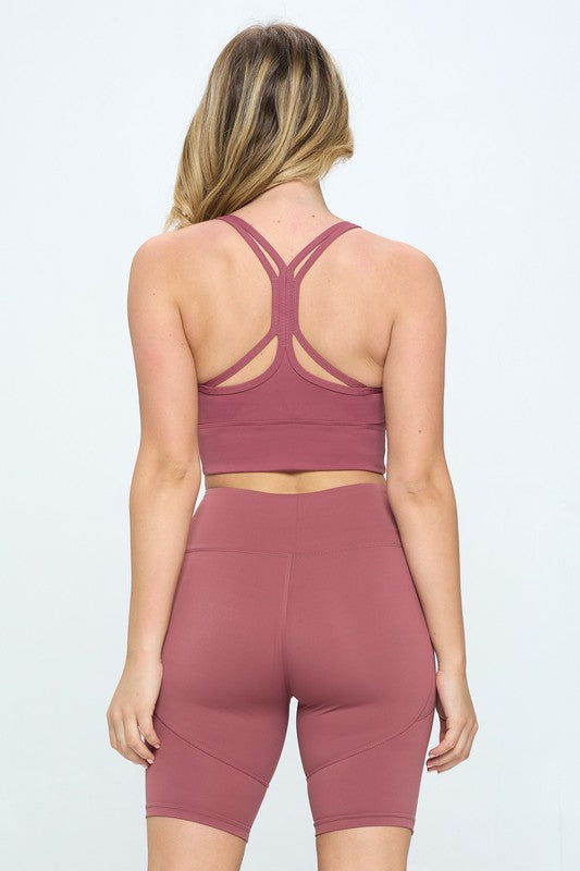 CRISS CROSS BACK SPORTS BRA