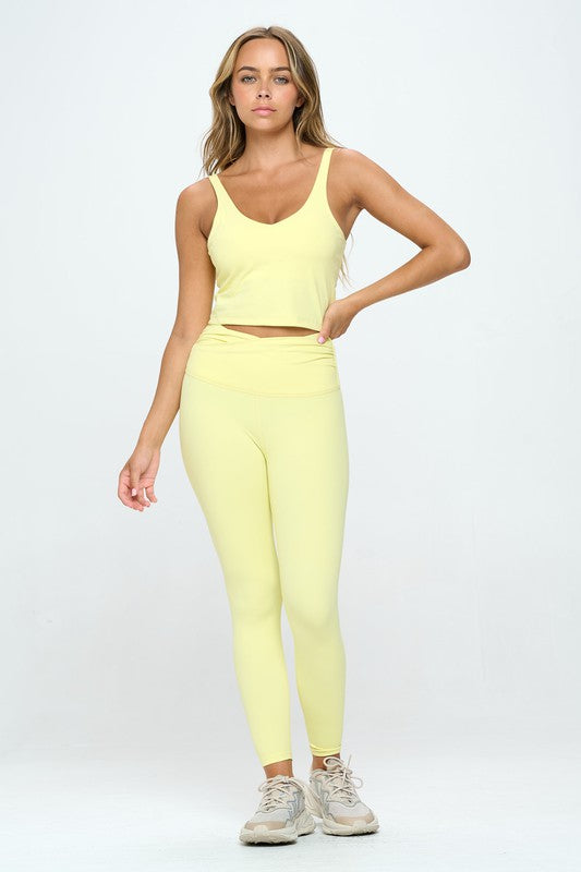 LULULEMON DUPE CROPPED TANK TOP