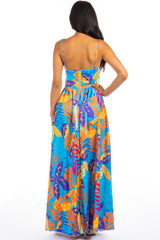 PRINTED MAXI DRESS