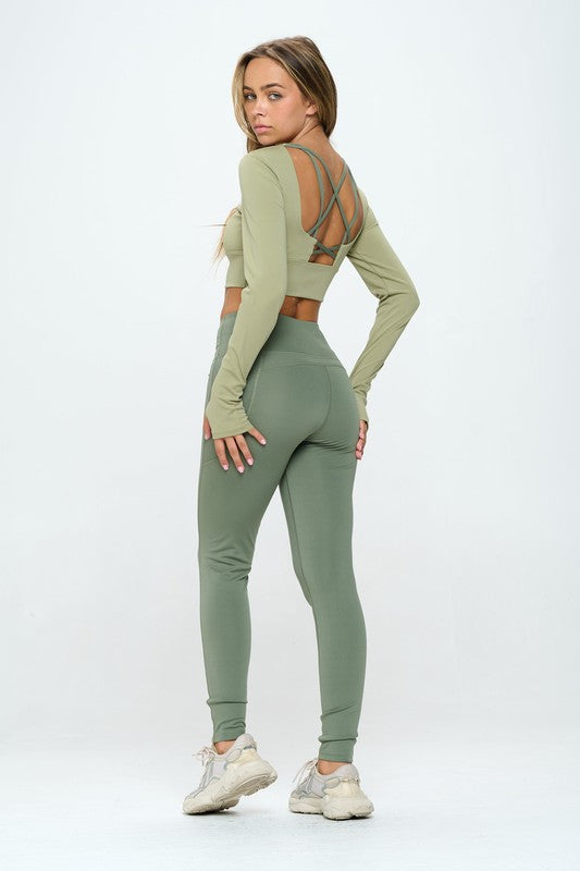 TWO TONE ACTIVEWEAR SET